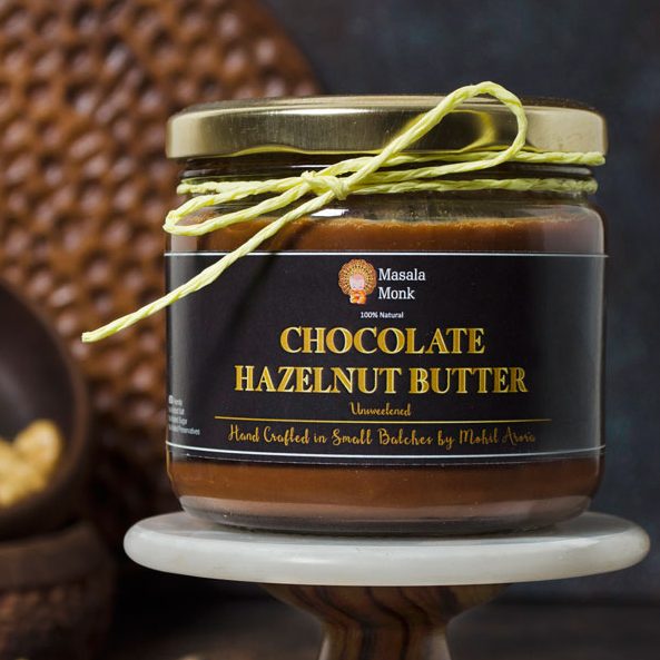Chocolate Hazelnut butter Unsweetened 100 Natural Masala Monk