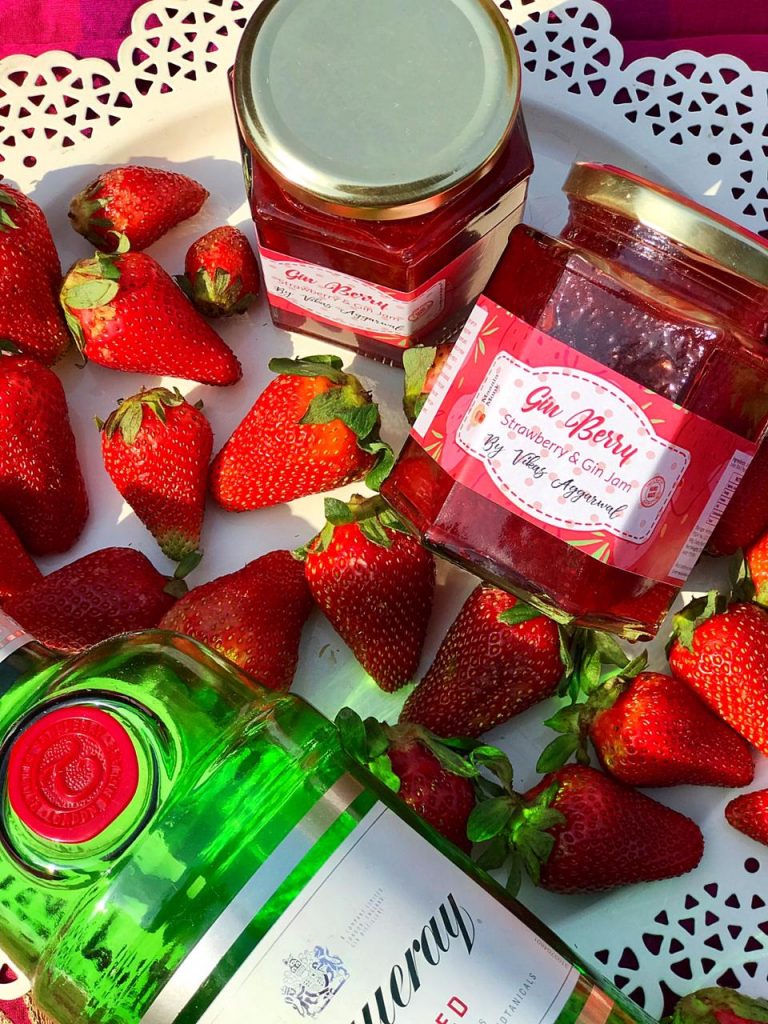 Gin Berry : Strawberry & Gin Jam by Masala Monk